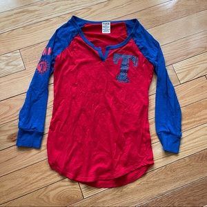 Victoria’s Secret PINK MLB Texas Rangers Shirt